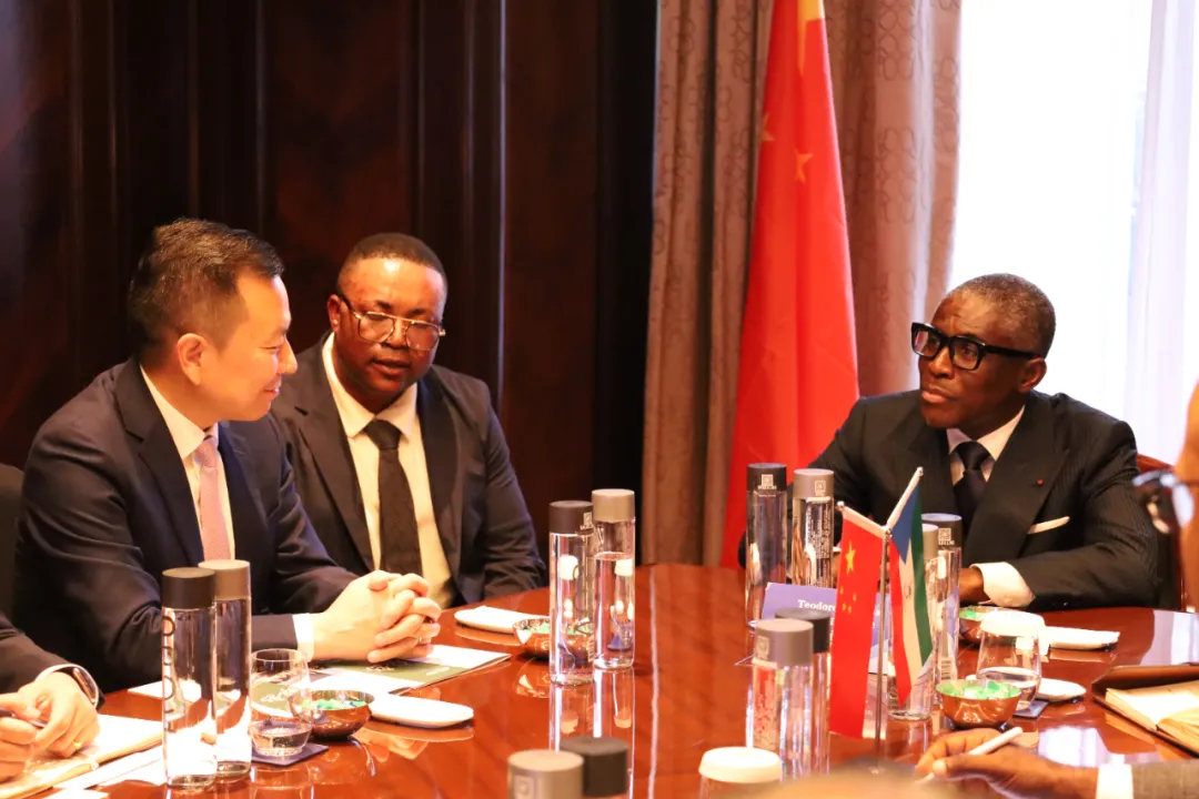 赤道几内亚共和国访华代表与尊龙网址登录官网股份深入探讨产业协同发展